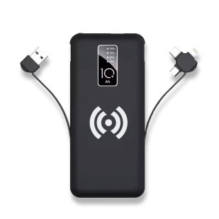 Promosyon Işıklı Logo Wireless Powerbank 10000 mAh - K400