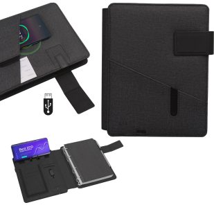 Promosyon Powerbank 5000 mAh 16 GB USB Wireless Organizer - 7484