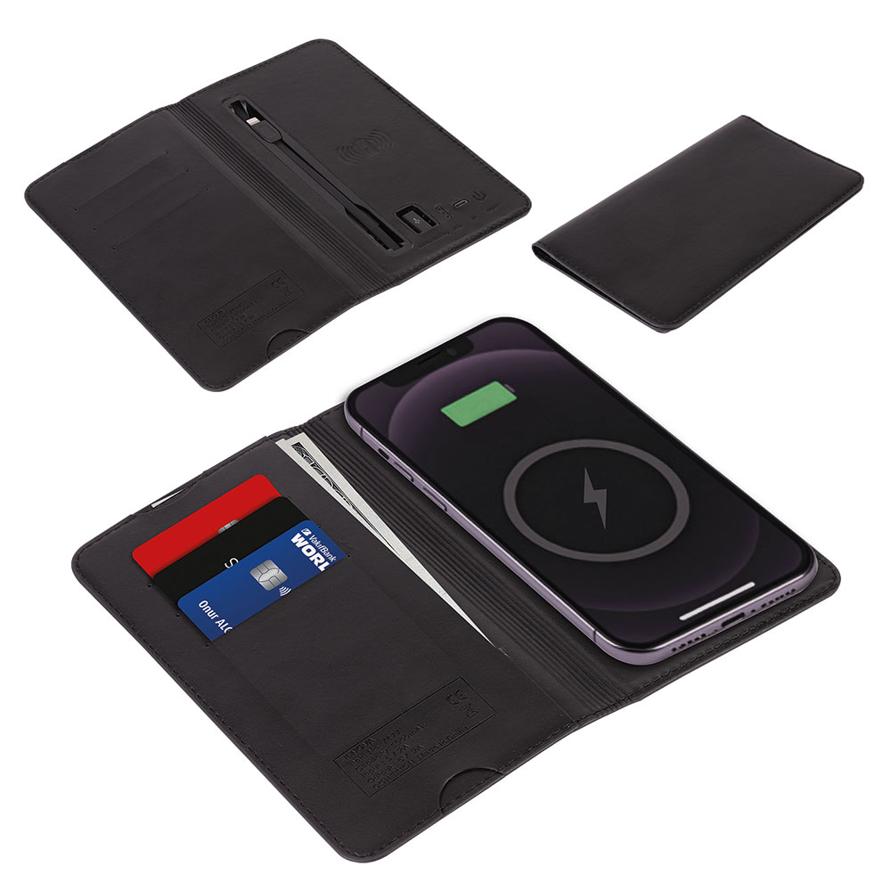 Promosyon Powerbank 5000 mAh Wireless Cüzdan - 7477