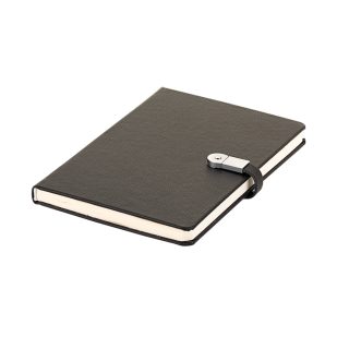 Promosyon Termo Deri Kapaklı USB Bellekli Defter ( 13 x 21 cm ) - 6490